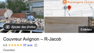 56 avis Google Jacob couvreur avignon